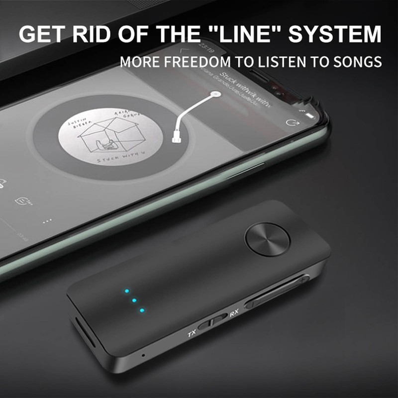 Bluetooth Transmitter Receiver Bluetooth 5.3 Car Audio Stereo Headphone Speakers
