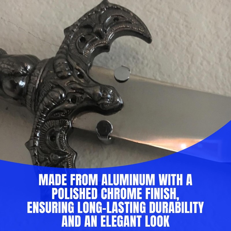 SZCO Universal Sword Hanger Wall Mount – Adjustable Display Hook
