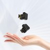 GELRHONR 360 Degree U Shape HDMI Adapter,HDMI 2.1 Male to