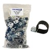 Kable Kontrol 100 Pack 1/4 Inch Steel Cable Clamps, Zinc