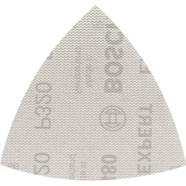Bosch 5 x Expert M480 Sanding Net (for Paint on Wood, Diameter 93 x 93 mm, Grit 320, Professional Accessories Delta Sander)