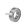 sourcing map Pack of 5 Deep Groove Ball Bearings MR148ZZ