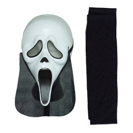 Fun World mens Adult Scream Ghost Face Costume, Black, One Size US