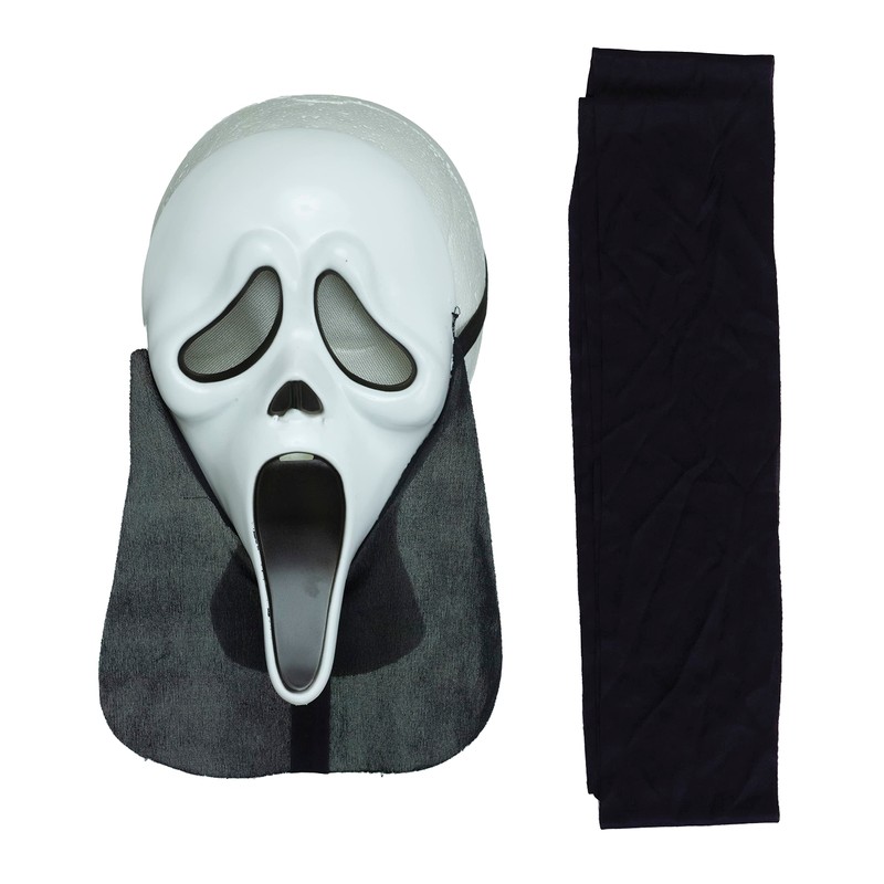 Fun World mens Adult Scream Ghost Face Costume, Black, One