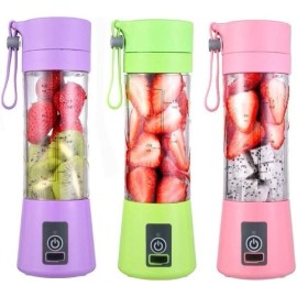 vigor Personal Mixer Fruit Ice Crushing Rechargeable with USB, Mini Blender for Smooth - Black