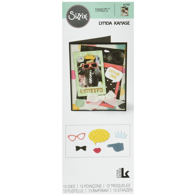 Sizzix 661400 Thinlits Die Set, Photo Frame and Props by