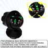 KUQUTIDY Car Compass Ball with Bottom Stick, Compass for Car