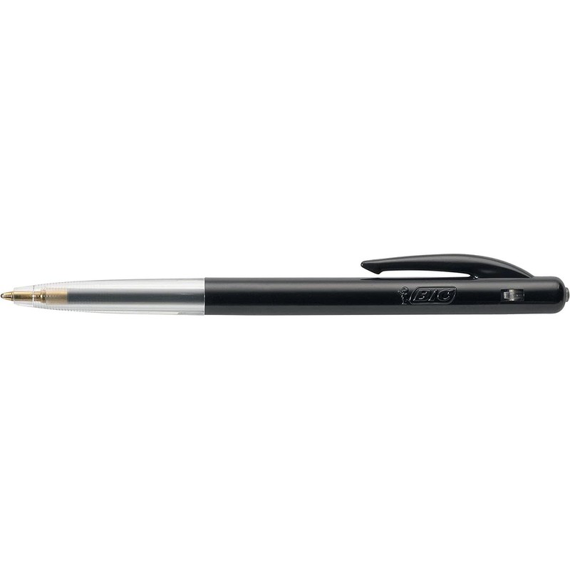 BIC M10 Clic Retractable Ballpoint Pen Medium Tip 1mm Black