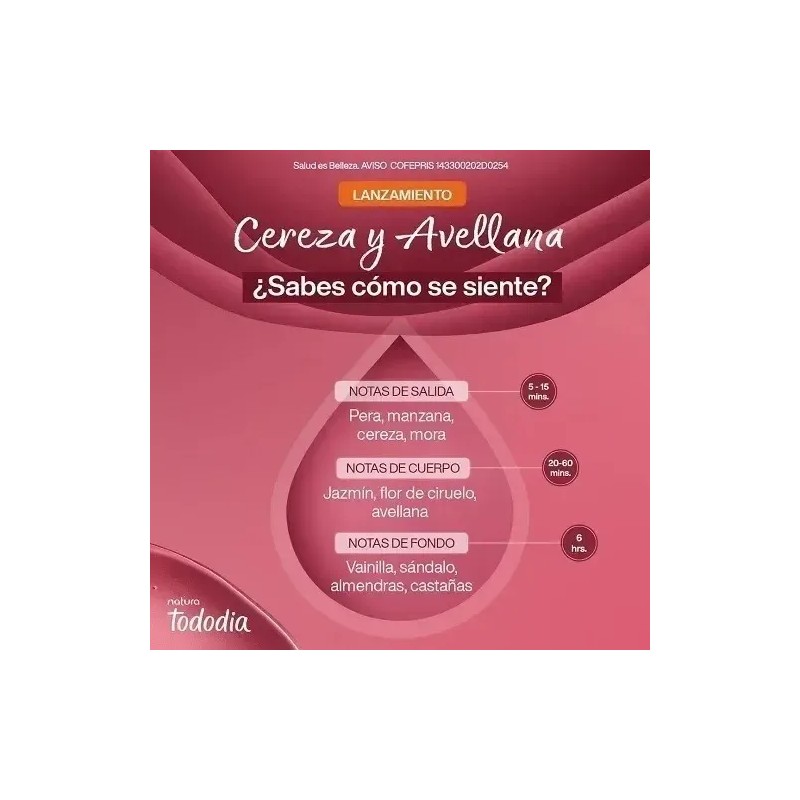 Natura Tododia Crema Ultra Nutritiva Cereza y Avellana 200ml