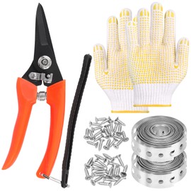 Hilitchi No.2 Galvanized Metal Pipe Strap Set for Pipe Support Hanging and Flexible Trimming with Holes