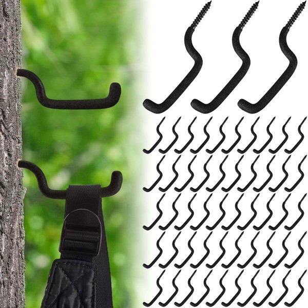 Amylove 80 Pcs Bow Hangers for Tree Stand Bow Hooks