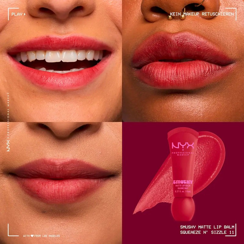 NYX Professional Makeup Smushy Matte Lip Balm Squeeze N'Snizzle