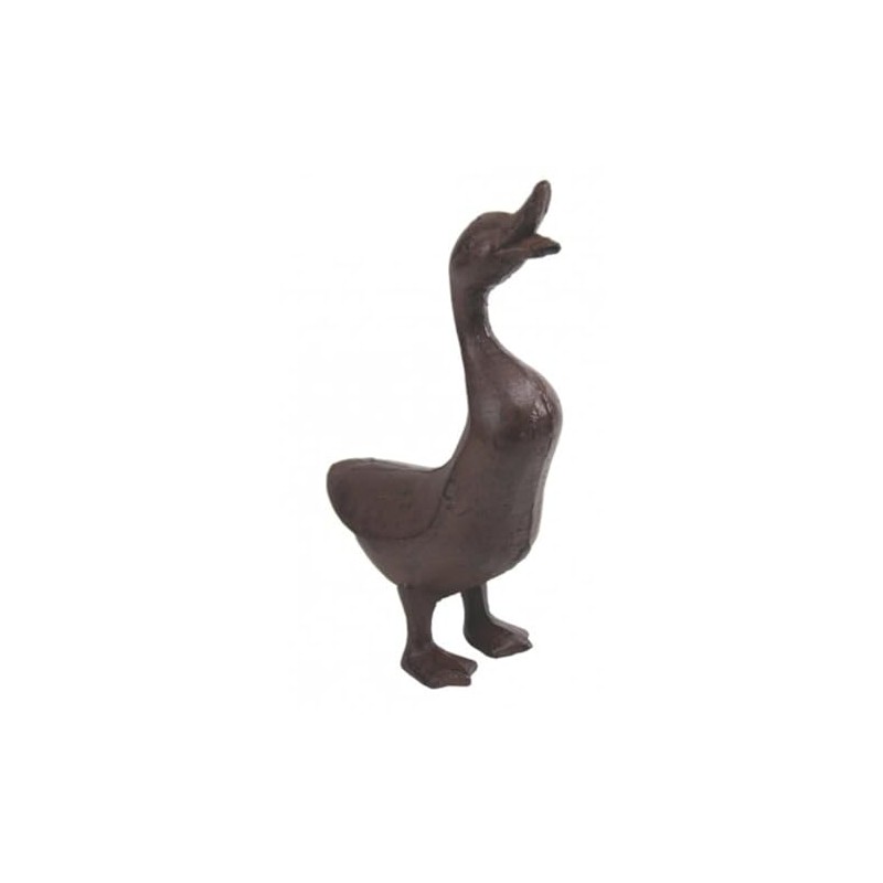 Full Bodied Cast Iron Duck Garden Figure