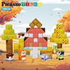 PicassoTiles Picasso Cubes 1 Fall Autumn Harvest Theme Magnetic Blocks