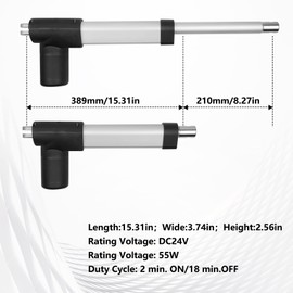 Feikeer 1.28.000.131.30 Electric Recliner Actuator Replacement Kit, Power Recliner Lift Chairs Motor, DC24V for Electric Lift Chair Linear Actuator Motor, Electric Recliner Motor