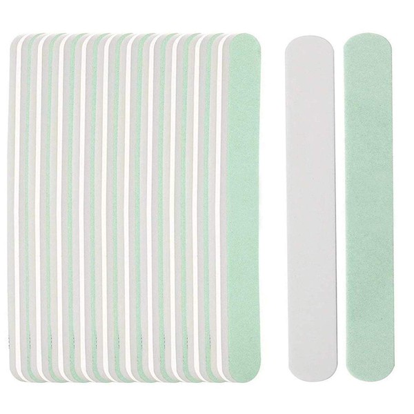 Uooker Nail File 10 Pieces Fine Nail File Buffers Buffers Smooth and Shiny Nail Buffer for Natural Nails Cushion Nail File 400 and 6000 Grit F-06