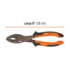 Truper Expert PCH-8X, Pinzas de chofer 8" mango Comfort Grip