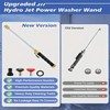 High Pressure Washer Hydro Jet Water Hose Nozzle, Power Washer