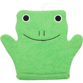 FOMIYES Guantes de Baño con Forma de Rana, Exfoliantes, para Rostro, Cuerpo, Masaje, Spa, para Hombres Y Mujeres.