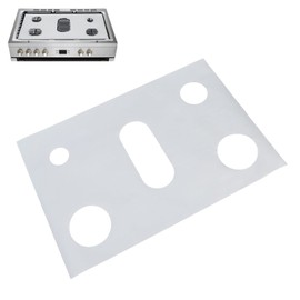 Jeanoko Stove Top Cover Protector PTFE Reusable Washable Heat Resistant Gas Stove Liner Guard Burner Covers Protectors Oven Liners Mat Gas Range Protectors Covers for Gas Range (Silver)