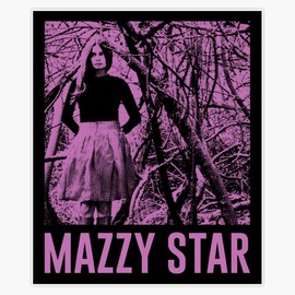 Mazzy Star // Sandoval Fan Art Sticker Bumper Sticker Vinyl Decal 5"