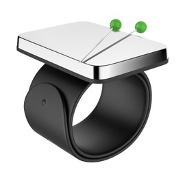 Magnetic Wrist Sewing,Magnetic Wrist Pin Cushion Portable Sewing Pincushion with Comfort Wristband for Dressmaking Hairstyling & Crafts Sewing Accessories & Haberdashery Gift for Women