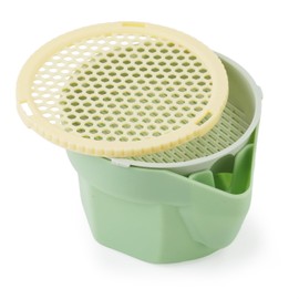 NQEUEPN Cat Grass Planter Box, Soil-Free Cat Grass Cup, Anti-Digging Design, Easy to Plant