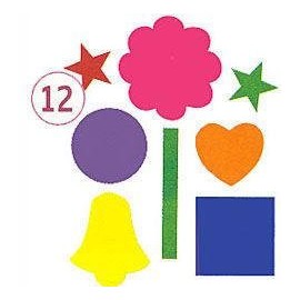 Sticky Shapes - Jumbo Shapes - Package of 225