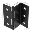 JEUIHAU 10 PCS 3 Inch Three Fold Box Hinge, Heavy