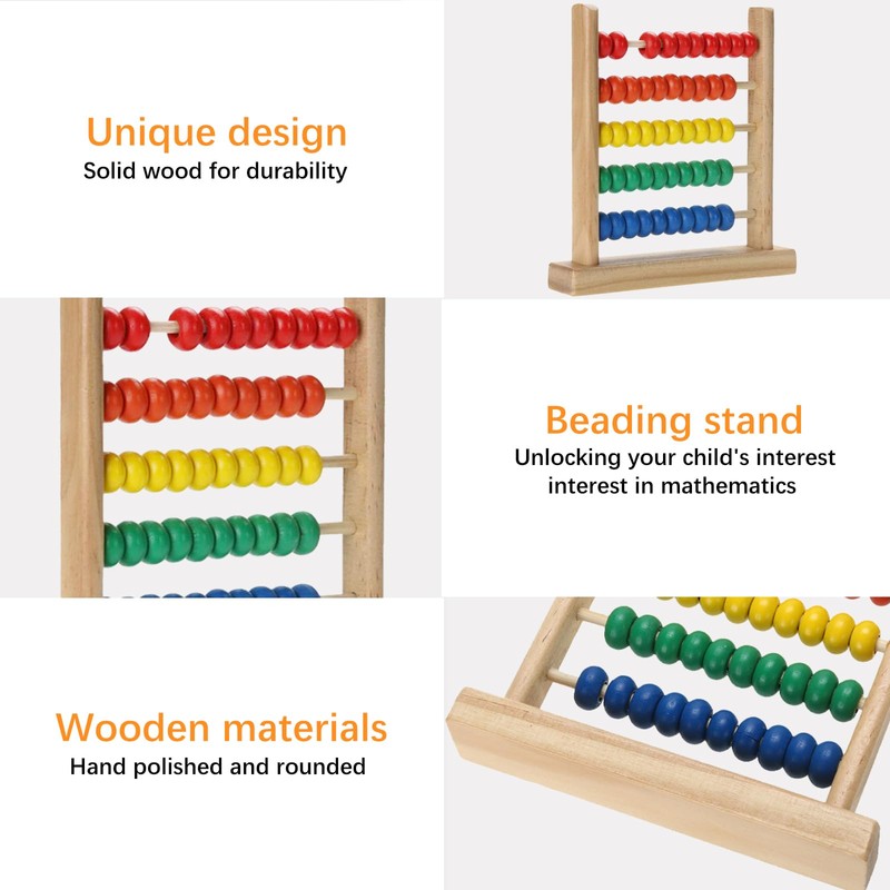 Cisixin Abacus Rule Slider Primary School Rule Slider, Abacus Calculator