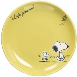 Yamaka Shoten SN613-255 Peanuts Season Plate, 5.5 inches (14 cm), Yellow