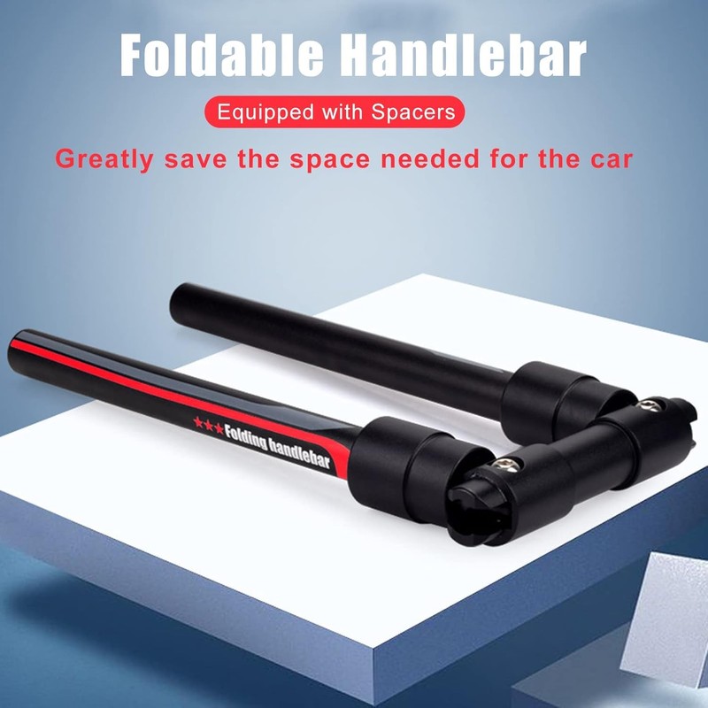 Hominas Bicycle Handlebar Foldable 25.4 mm/31.8 mm Quick Release Mountain