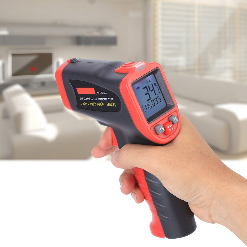 WT323D 50℃850℃ Handheld NonContact Digital Infrared IR Thermometer Temperature Tester
