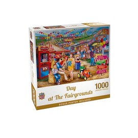 Masterpieces Day at The Fairgrounds Jigsaw Puzzle - 1000 Pieces for Adults
