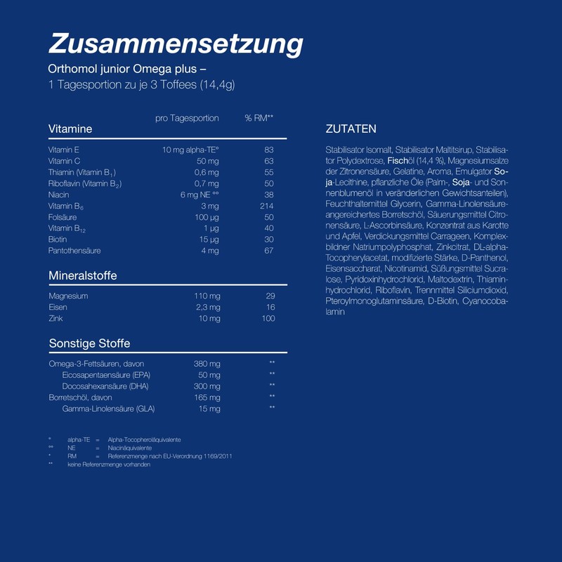 Orthomol Junior Omega Plus Kaudragees (Pack of Kaudragees