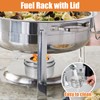 6Pcs Stainless Steel Chafing Dish Fuel Cans, Chafing Fuel Holders