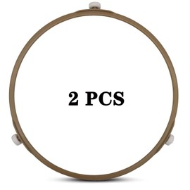 Microwave Turntable Ring,8.7 Inch Microwave Oven Tray Rotating Roller Support Ring Large Glass Plate Tray Wheel Ring(2 PCS)