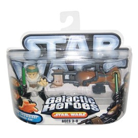Luke Skywalker & Speeder Bike Galactic Heroes