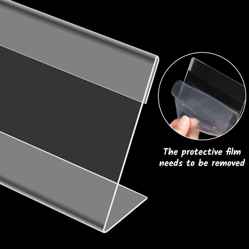 30 Pack Acrylic Photo Frames 2.5x 3.5 Inches Clear Picture