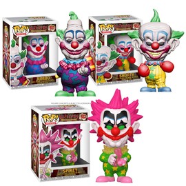 Funko Movies: POP! Killer Klowns from Outer Space Collectors Set - Jumbo, Shorty, Spikey, 3.75 inches