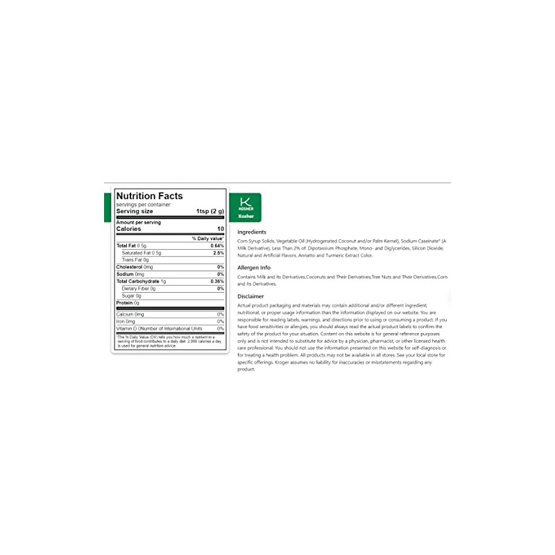 Kroger Donut Coffee K-Cups and Original Creamer Combo Pack