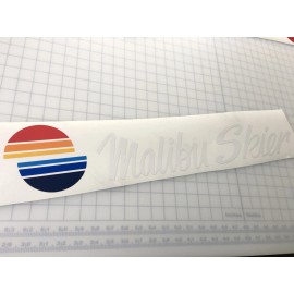 Malibu Skier 26 inch Printed Decal Boat Logo Large 2551
