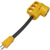 RV Electrical Power Adapter Cord-15A Male to 50A Female RV