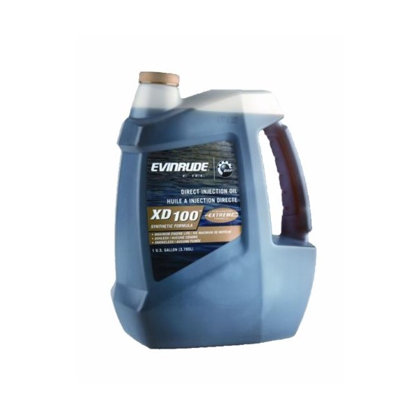 Evinrude Johnson 764357 E-TEC XD 100 Synthetic Formula 2-Cycle Oil, 1 gallon