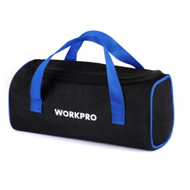 Workpro Tool Bag, Tool Bag, Storage Bag, Large Storage, 1680D Oxford, Reinforced Bottom, Horizontal, Wide Open, Portable, Width 12.6 inches (32 cm)