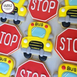 Unbranded School Bus Car Front  3.5'' Cookie Cutter Metal