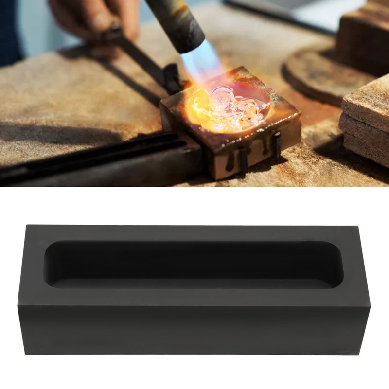 Rectangular Graphite Ingot Mold Fast Heating High Purity Graphite Crucible