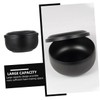 FOMIYES Men's Shaving Soap Bowl Lid Stainless Steel Bubble Bowl