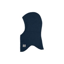 Mikk-line Children's Scarf Hat Balaclava 100% Mulesing-Free Insulating Wool Slip-On Hat High Breathability Balaclava for Girls and Boys, blue nights