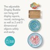 Display Buddie Adjustable Wall Plate Hanger - Oval Square Round